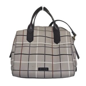 Fossil Fiona Satchel – Plaid Print, Crossbody/Handbag
